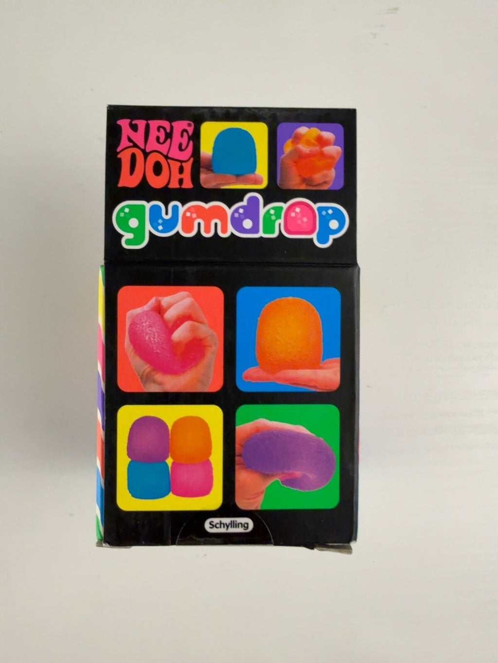Schylling NeeDoh Gumdrop Super Solid Squish – Purple