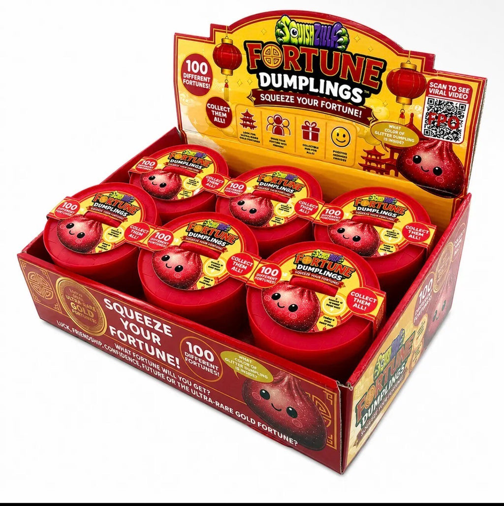 Squishzilla Fun Doh Fortune Dumplings – FULL CASE OF 12!
