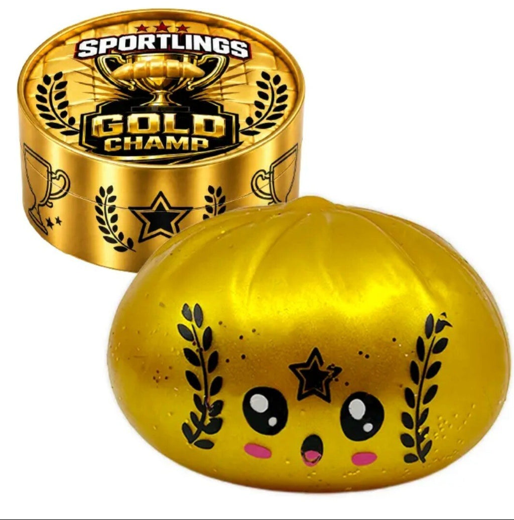 Fun Doh Sportlings Sports Dumpling Squishy Mystery Blind Box – FULL CASE OF 12!