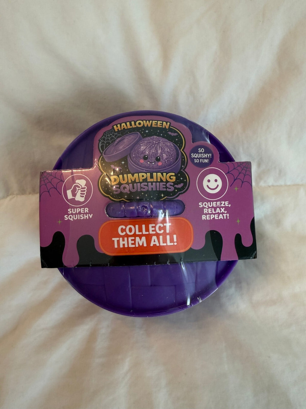 FUN DOH Halloween Dumpling Squishy Vampire Gloop Sealed Sensory Toy