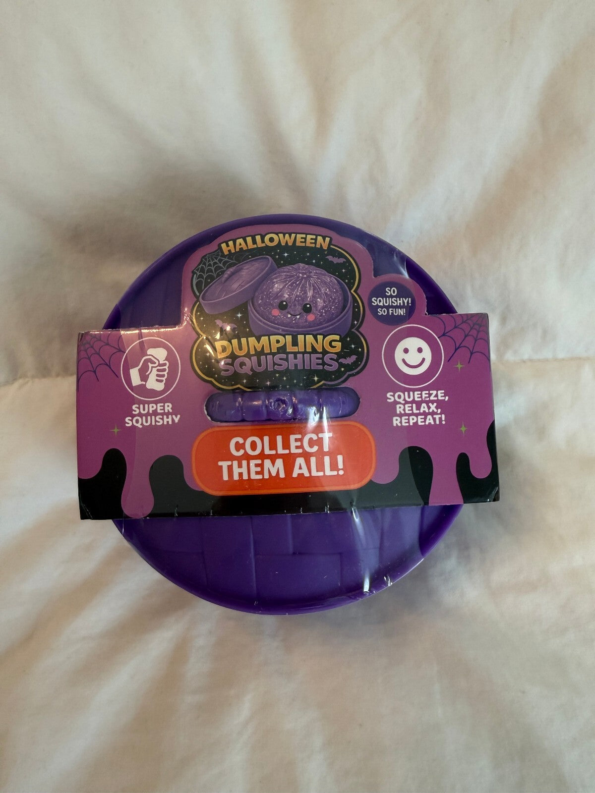 FUN DOH Halloween Dumpling Squishy Vampire Gloop Sealed Sensory Toy