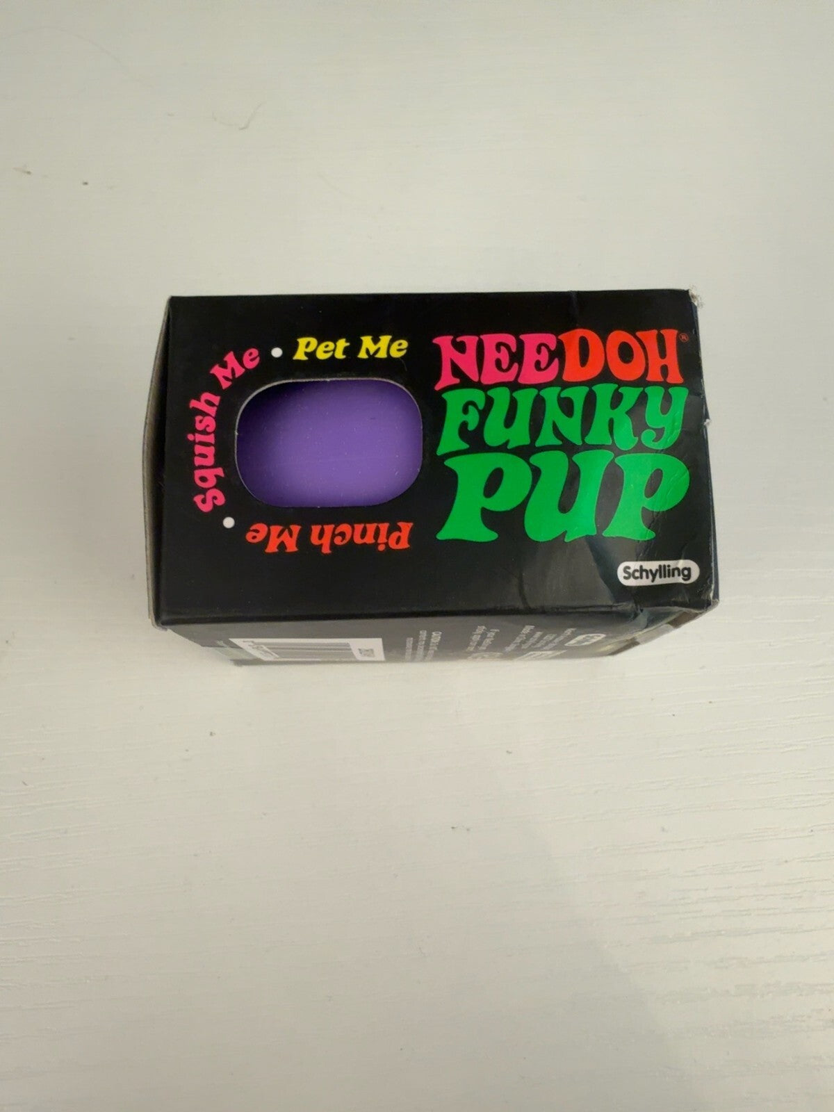 Schylling NeeDoh Funky Pup Purple Squishy Sensory Fidget Stress Toy NIB