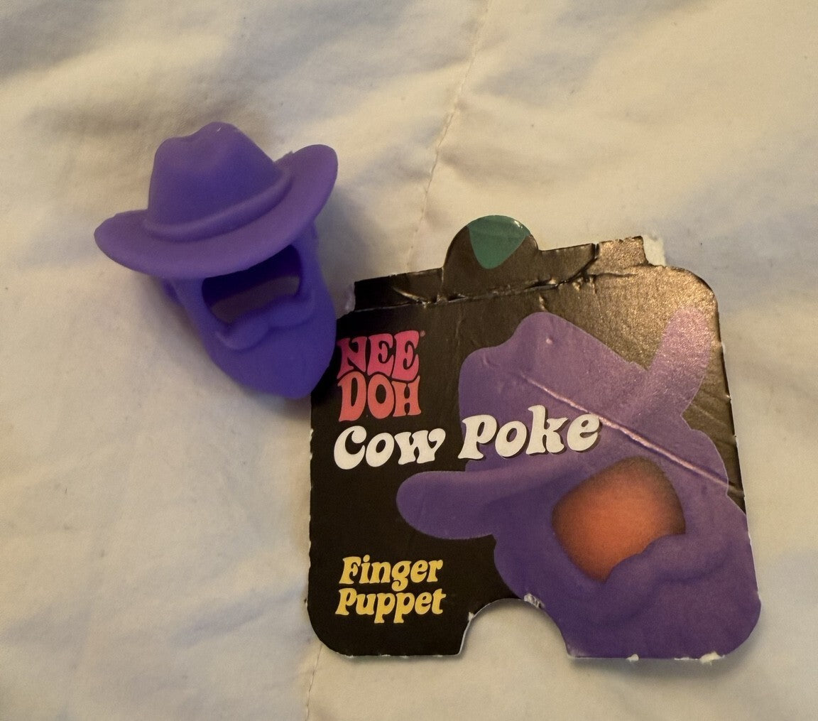 Authentic Schylling NeeDoh Cowpoke Finger Puppet Mini Advent Calendar