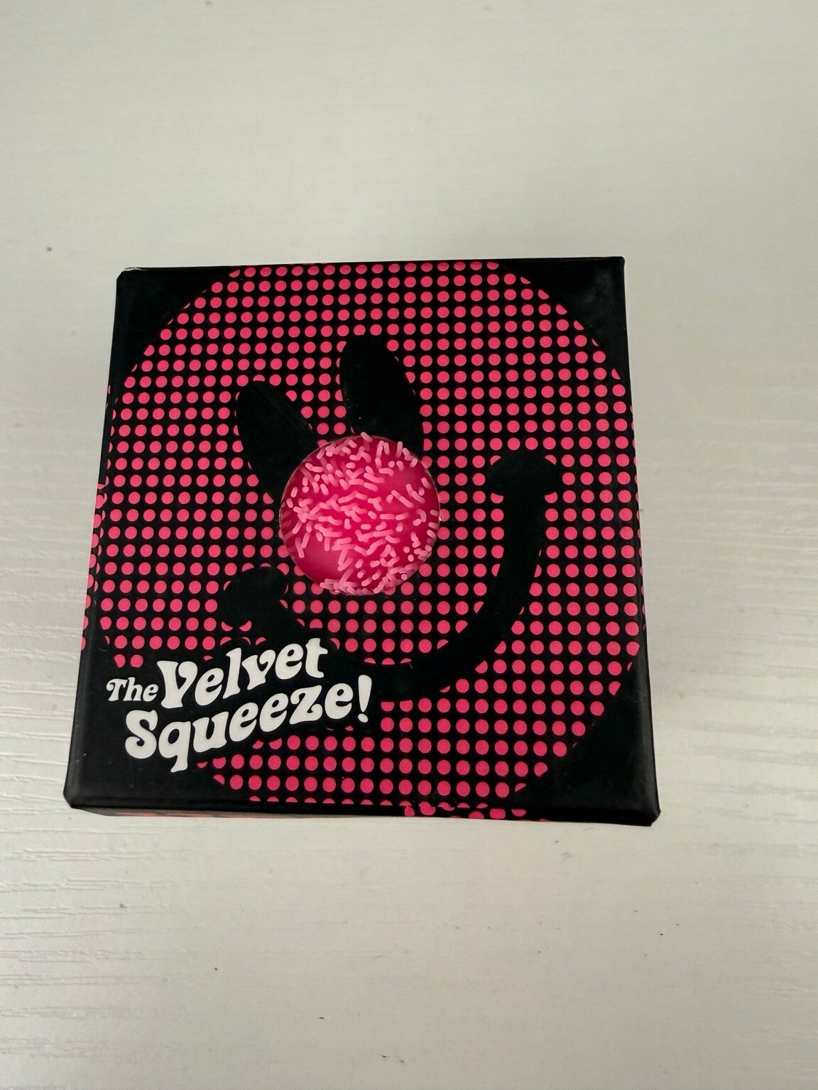 Authentic Schylling NeeDoh Pink Velvet Fuzz Ball Flower Power Sensory Squishy
