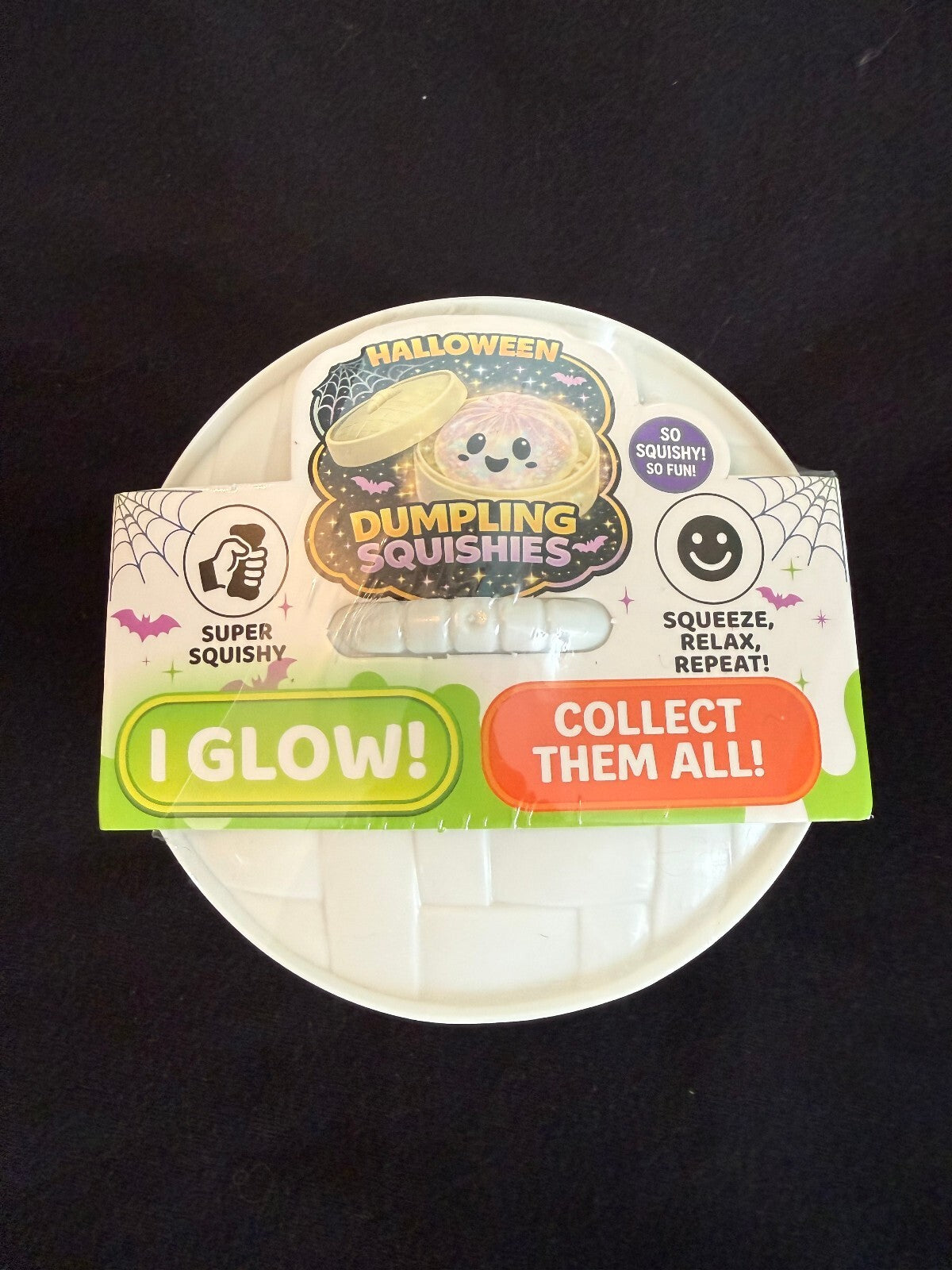 FUN DOH Halloween Boo Blob Glow in the Dark Ghost Dumpling Squishy