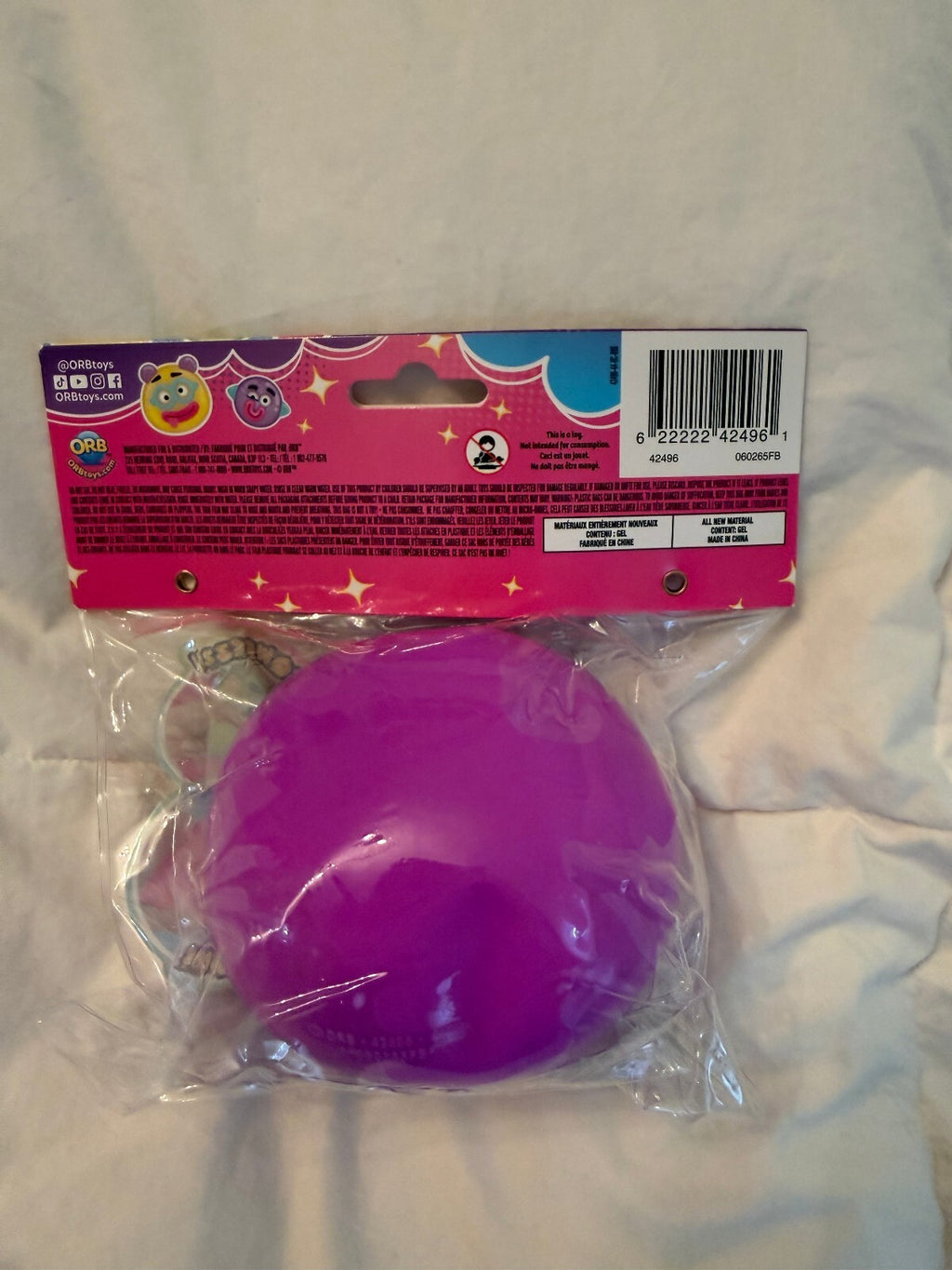 Authentic ORB Curiosities PURPLE Smushers Squeeze Toy Face Swap VIRAL SQUISHY
