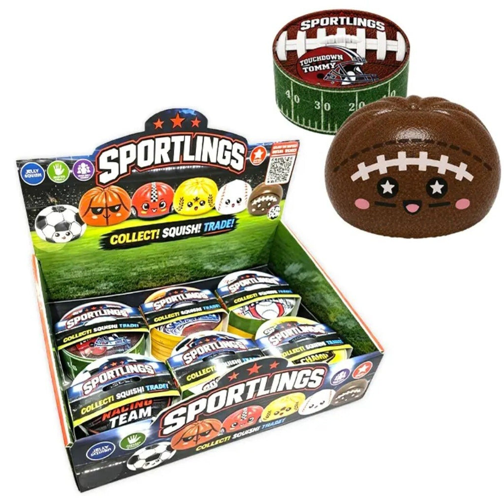 Fun Doh Sportlings Sports Dumpling Squishy Mystery Blind Box – FULL CASE OF 12!