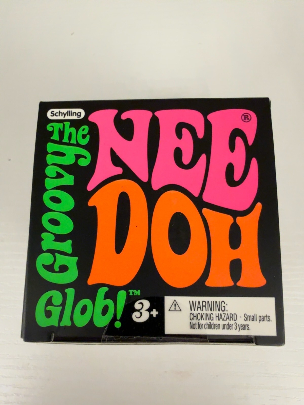 Authentic Schylling Orange Groovy NeeDoh Glob NEW Sensory Fidget Squishy