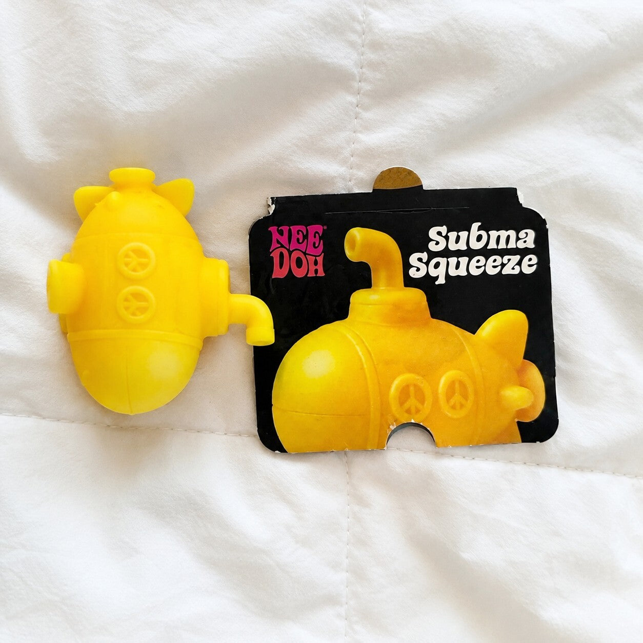 Authentic Schylling NeeDoh Yellow Submarine Squeeze Mini Advent Calendar