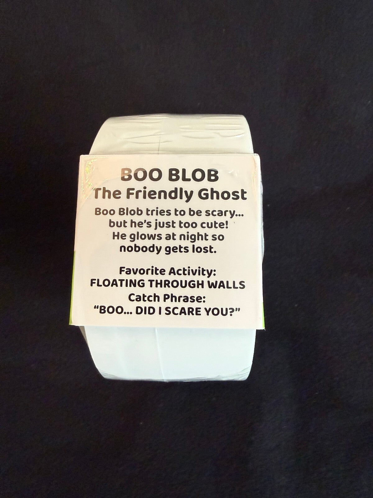 FUN DOH Halloween Boo Blob Glow in the Dark Ghost Dumpling Squishy