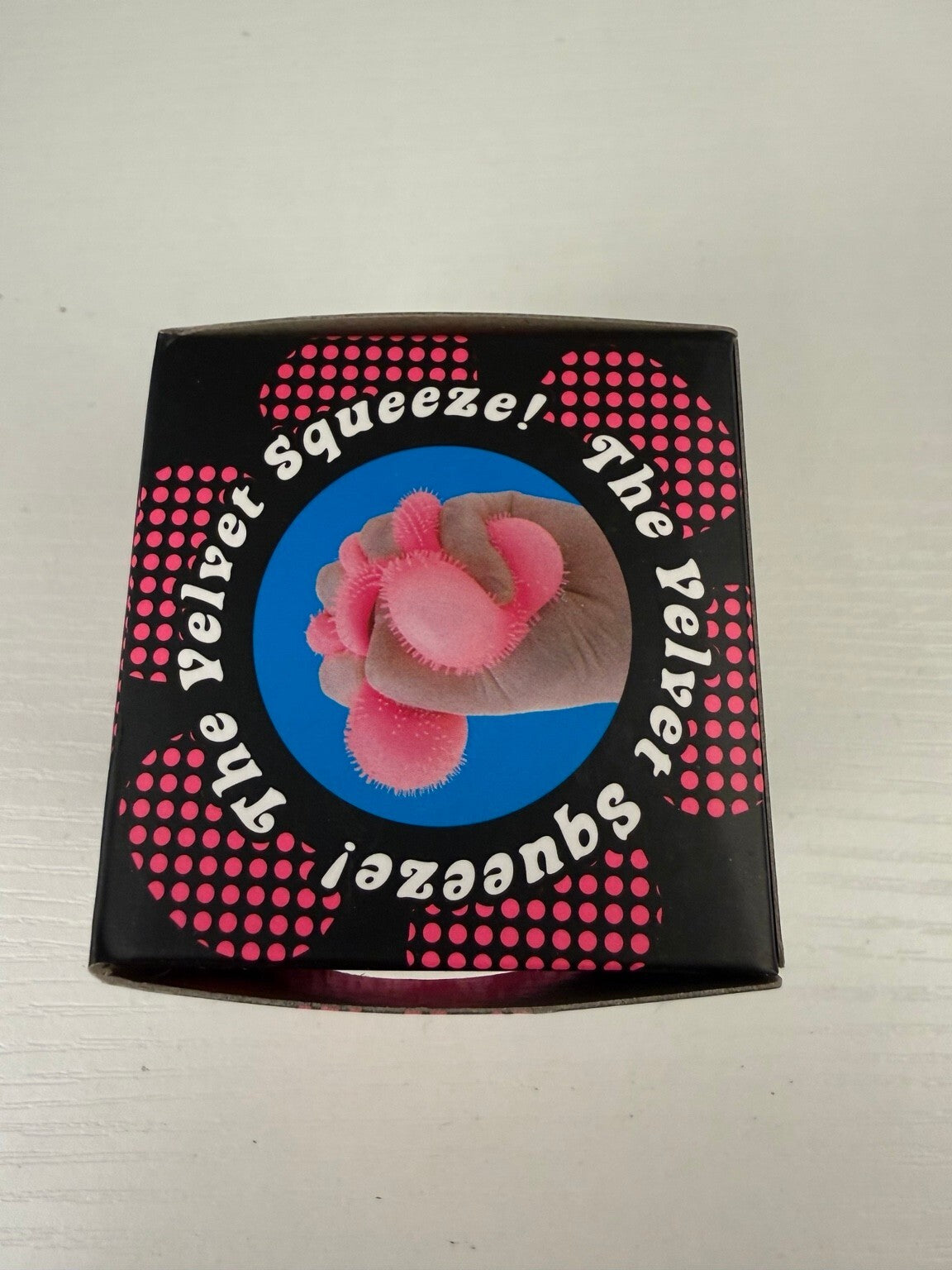 Authentic Schylling NeeDoh Pink Velvet Fuzz Ball Flower Power Sensory Squishy