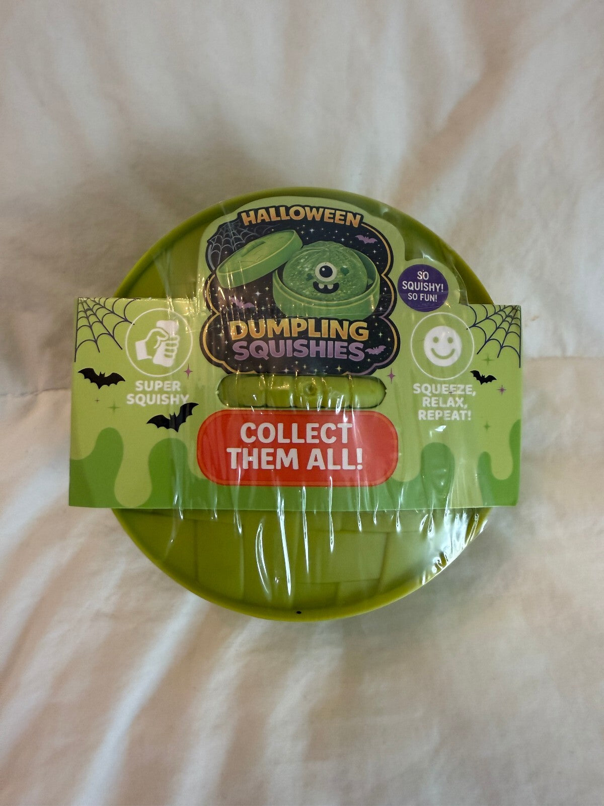FUN DOH Halloween Dumpling Squishy Monster Moosh Sealed Sensory Toy