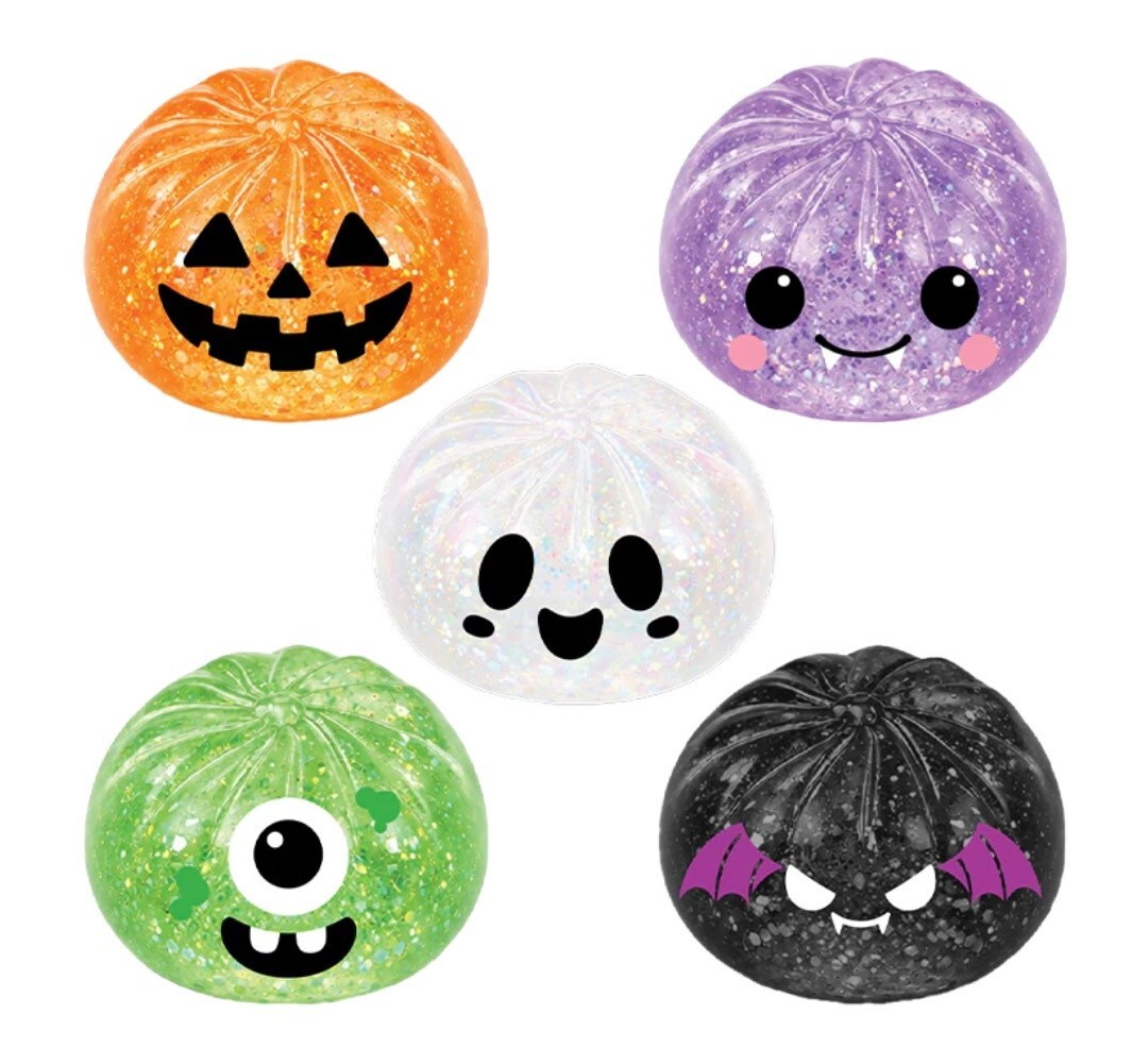 FUN DOH Halloween Dumpling Squishies Batty Buddy Sealed Sensory Toy