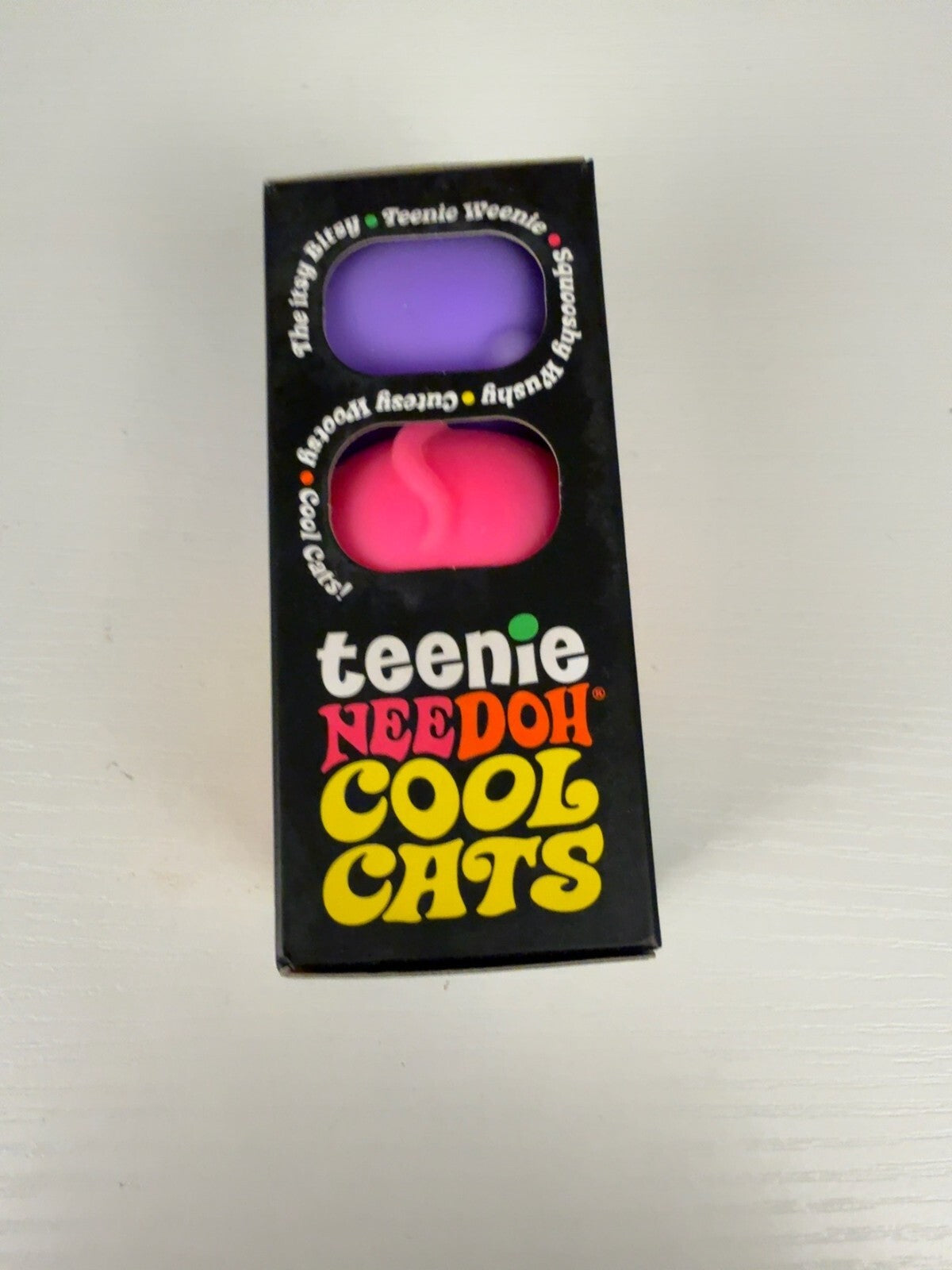 Authentic Schylling Teenie NeeDoh Cool Cats 3 Pack NEW Sensory Squishy Toy