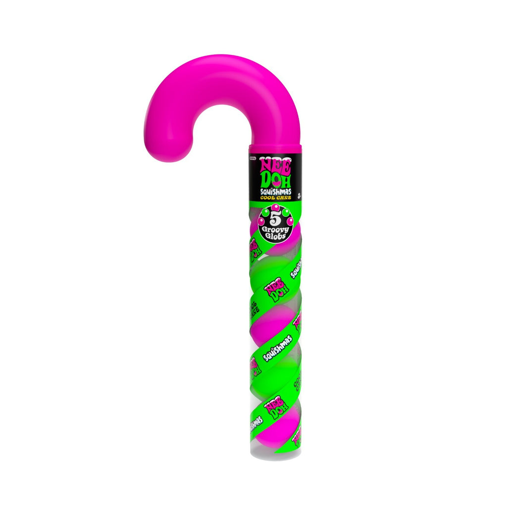 RARE Schylling NeeDoh Cool Cane Squishmas 5 Teenie NeeDoh Sealed