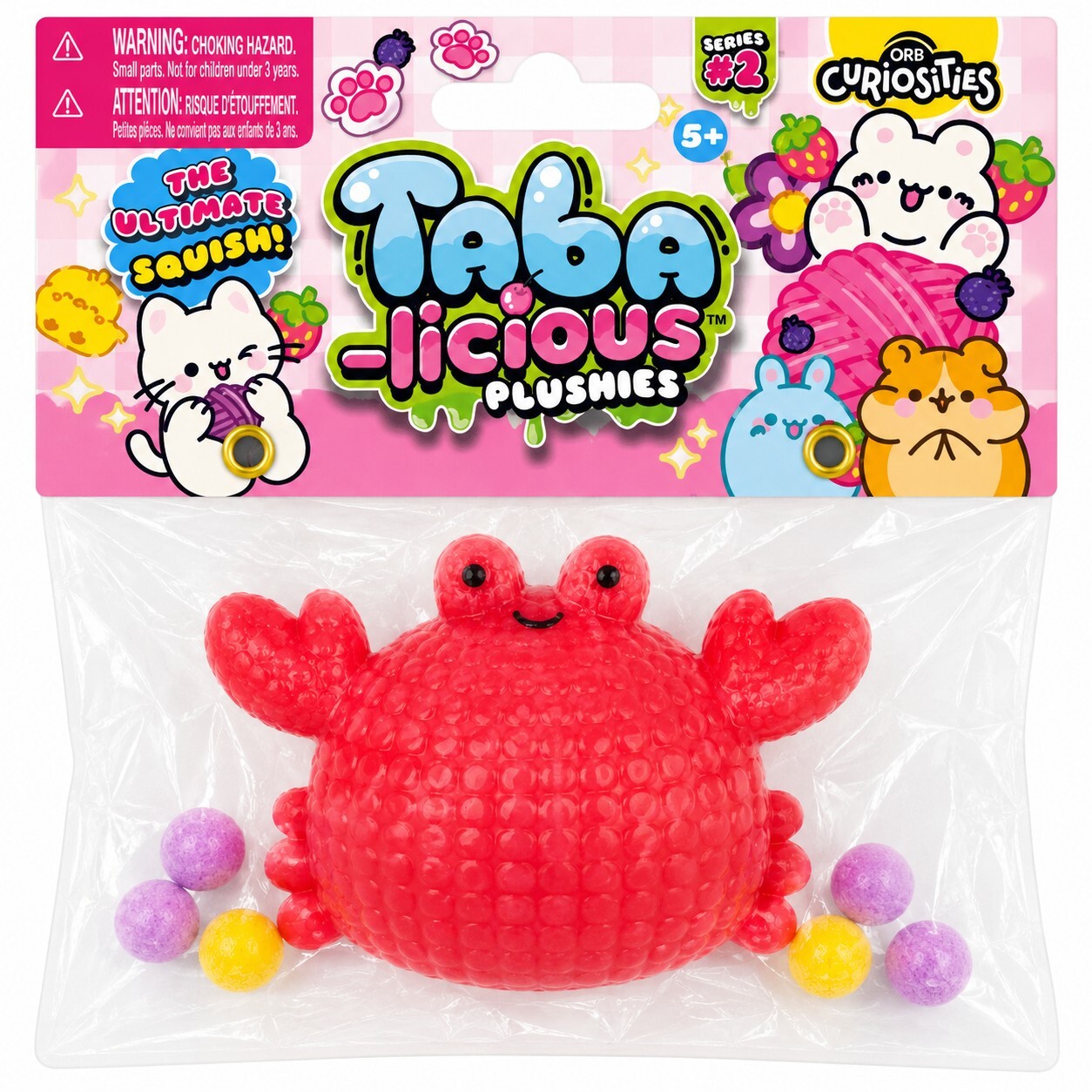 ORB Taba-Licious Plushies Red Lobster Squishy Series 2 Sensory Toy Sealed