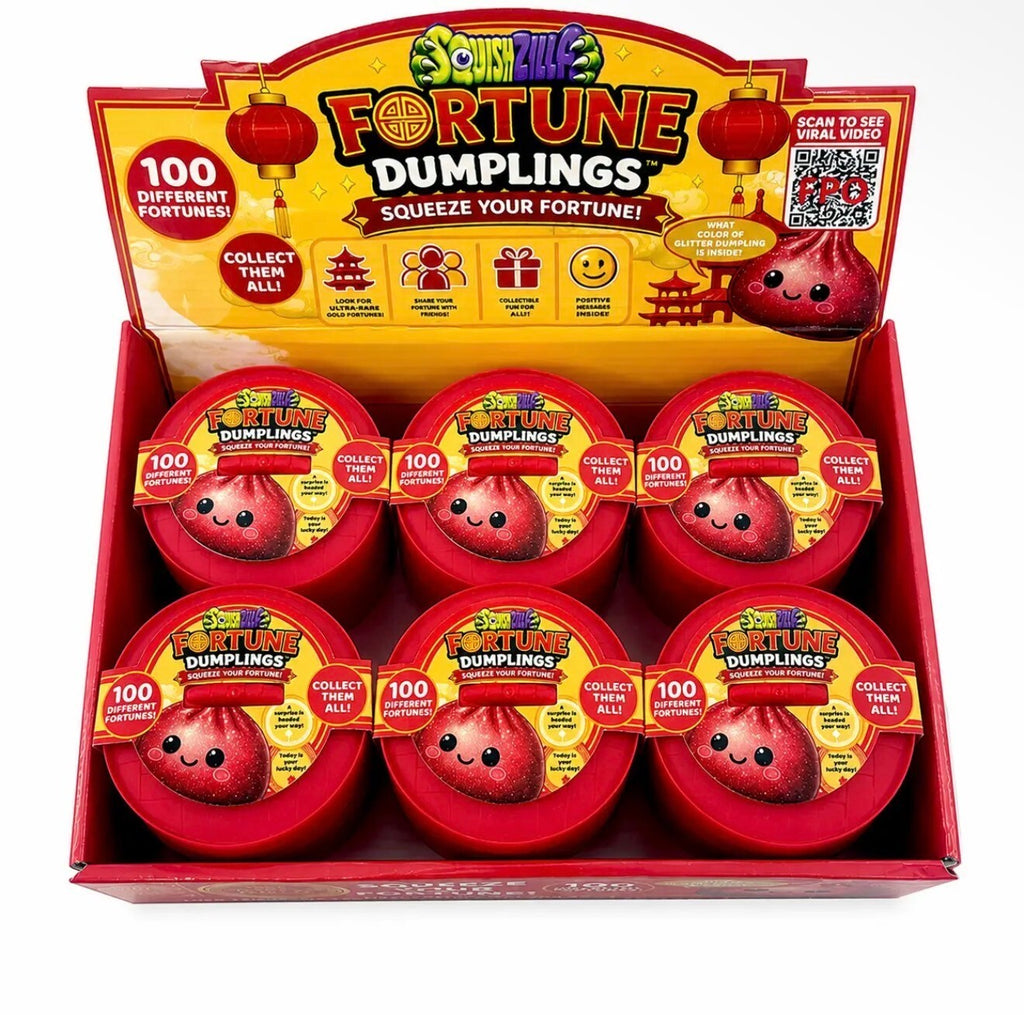 Squishzilla Fun Doh Fortune Dumplings – FULL CASE OF 12!