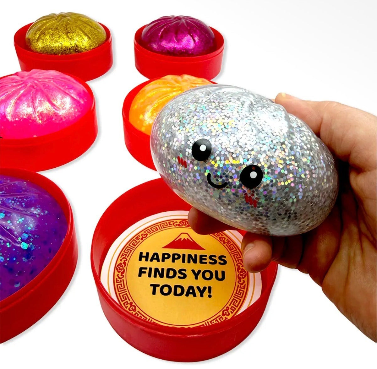 Squishzilla Fun Doh Fortune Dumplings – FULL CASE OF 12!
