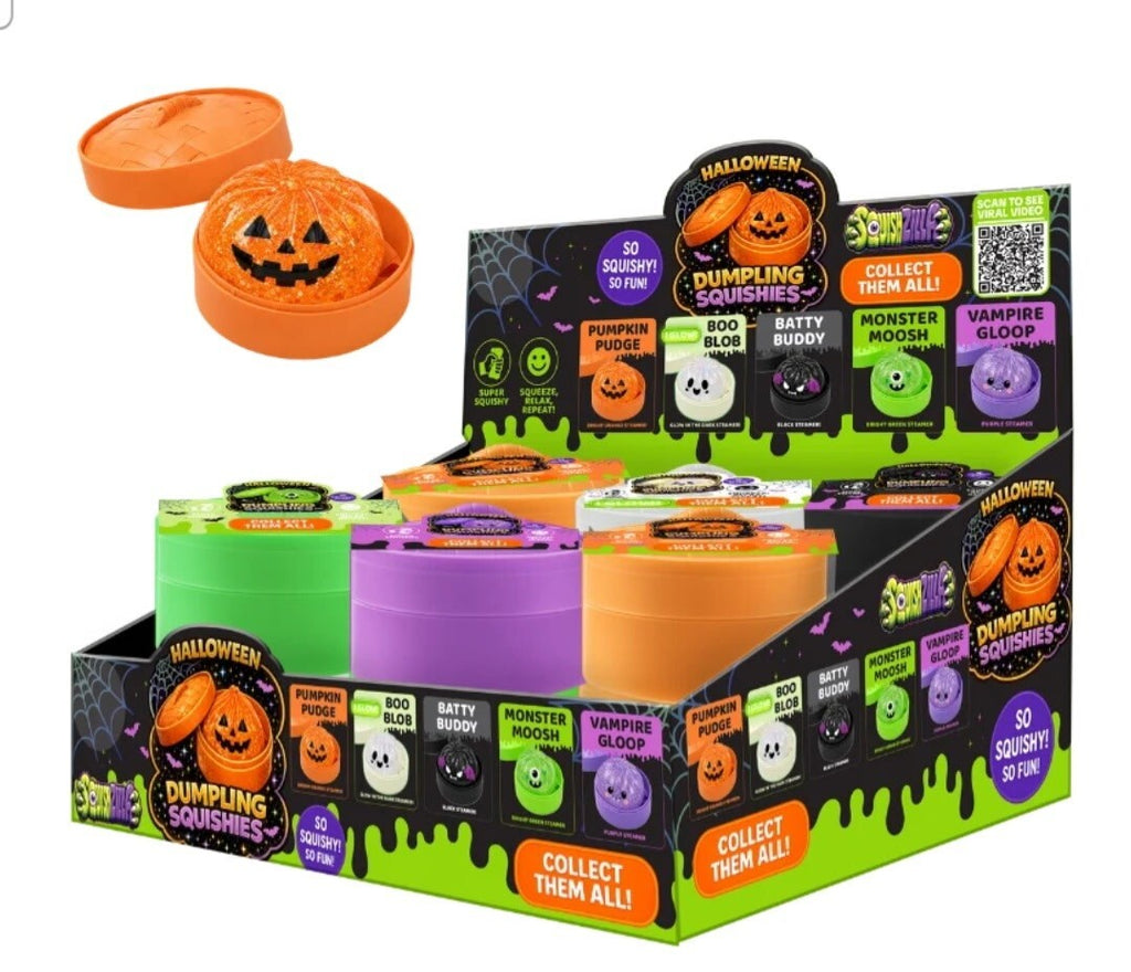 FUN DOH Halloween Dumpling Squishies Batty Buddy Sealed Sensory Toy