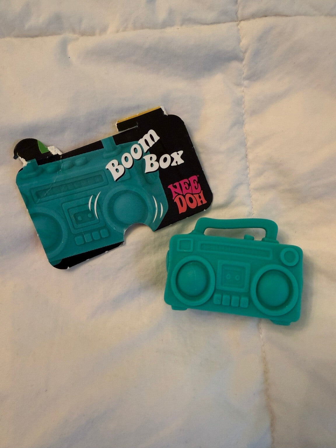 Authentic Schylling NeeDoh Boom Box Mini Advent Calendar Exclusive Teal Toy