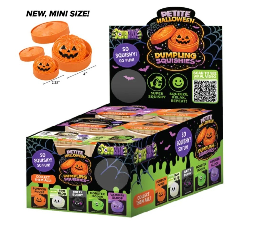Fun Doh Mini Halloween Dumpling – Complete 12 Pack Display