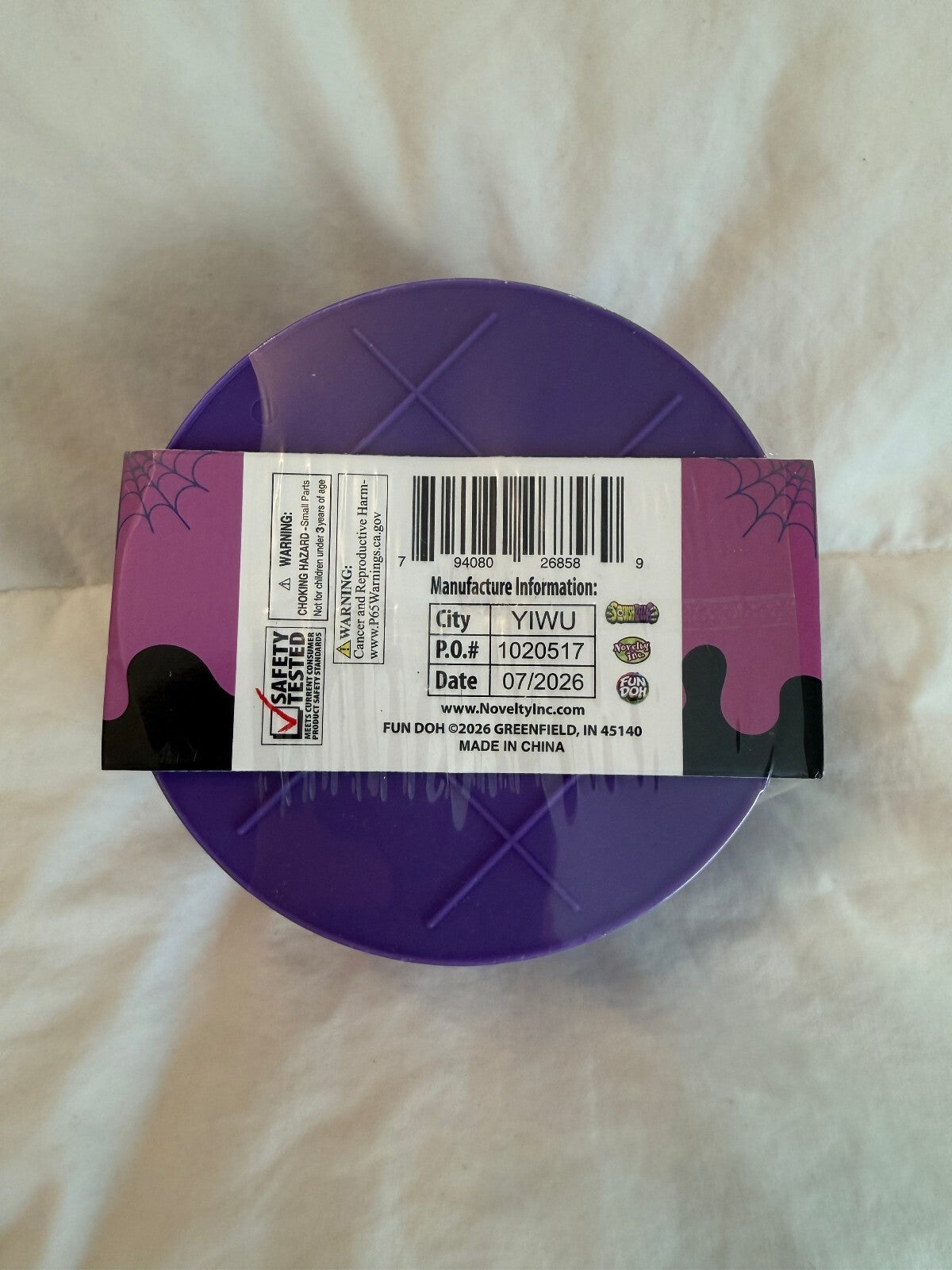 FUN DOH Halloween Dumpling Squishy Vampire Gloop Sealed Sensory Toy