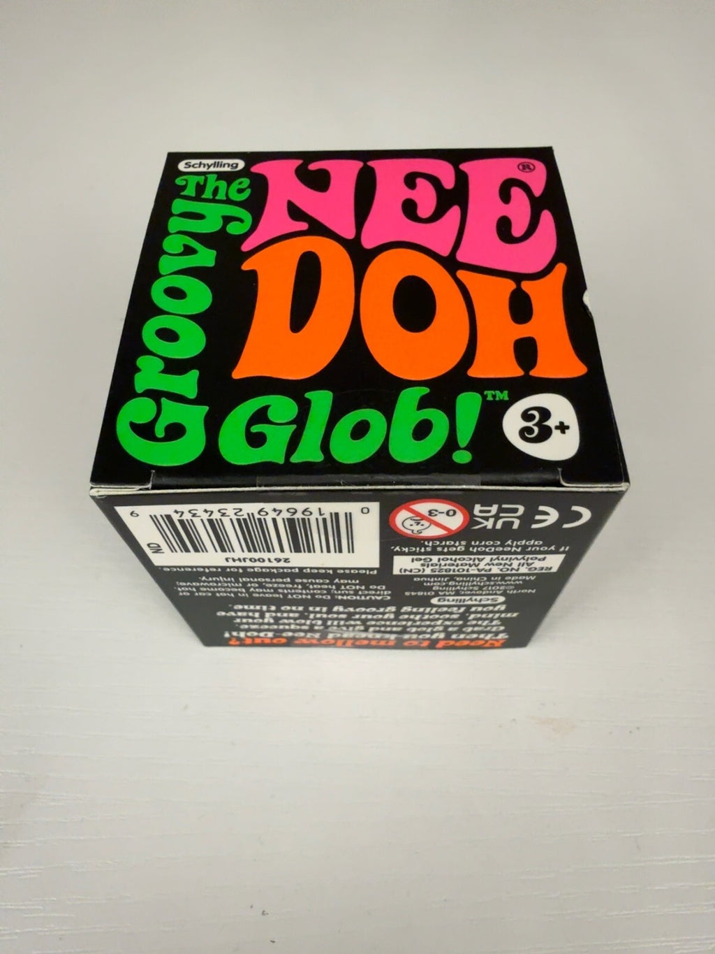Authentic Schylling Orange Groovy NeeDoh Glob NEW Sensory Fidget Squishy