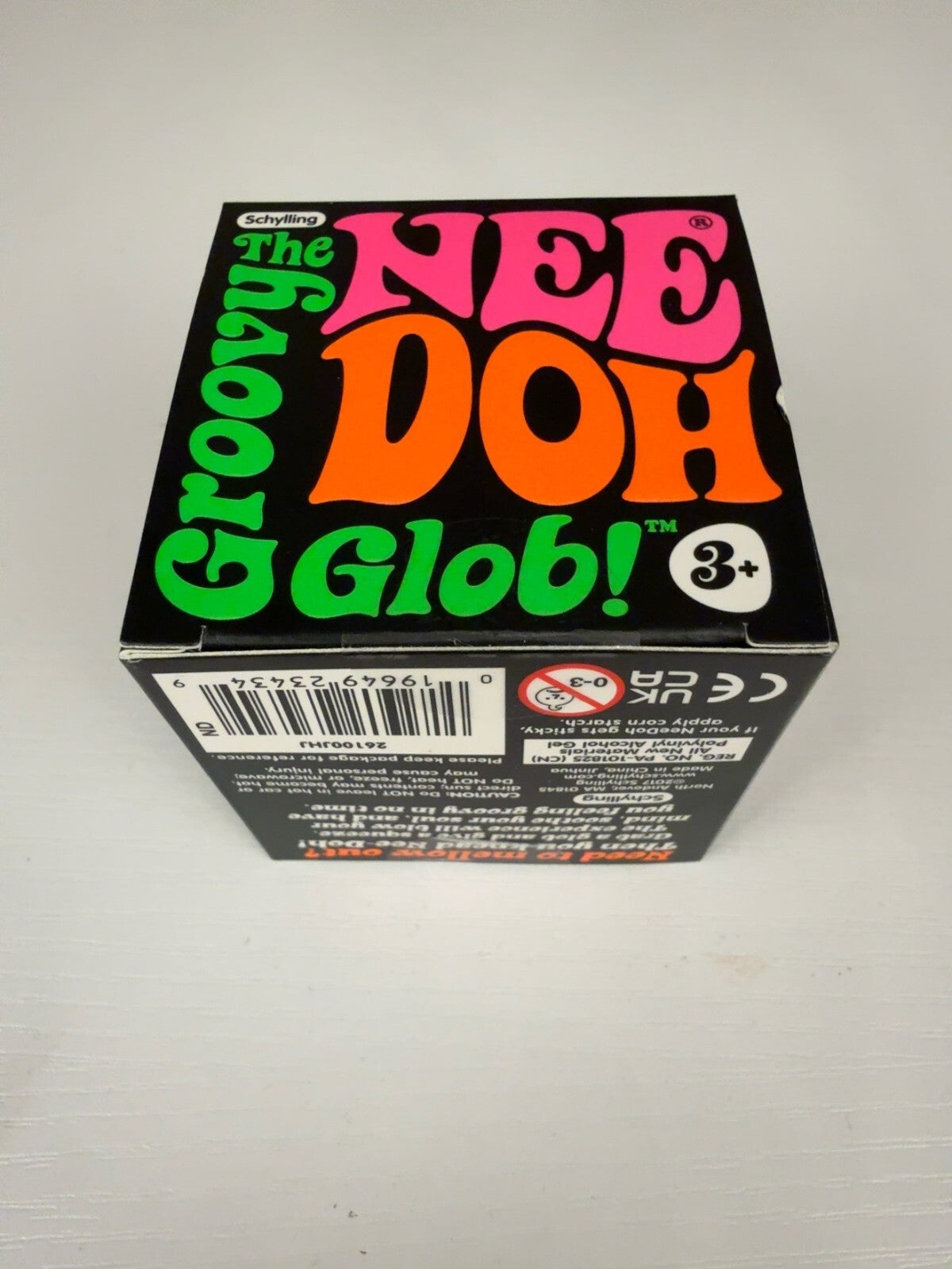 Authentic Schylling Orange Groovy NeeDoh Glob NEW Sensory Fidget Squishy