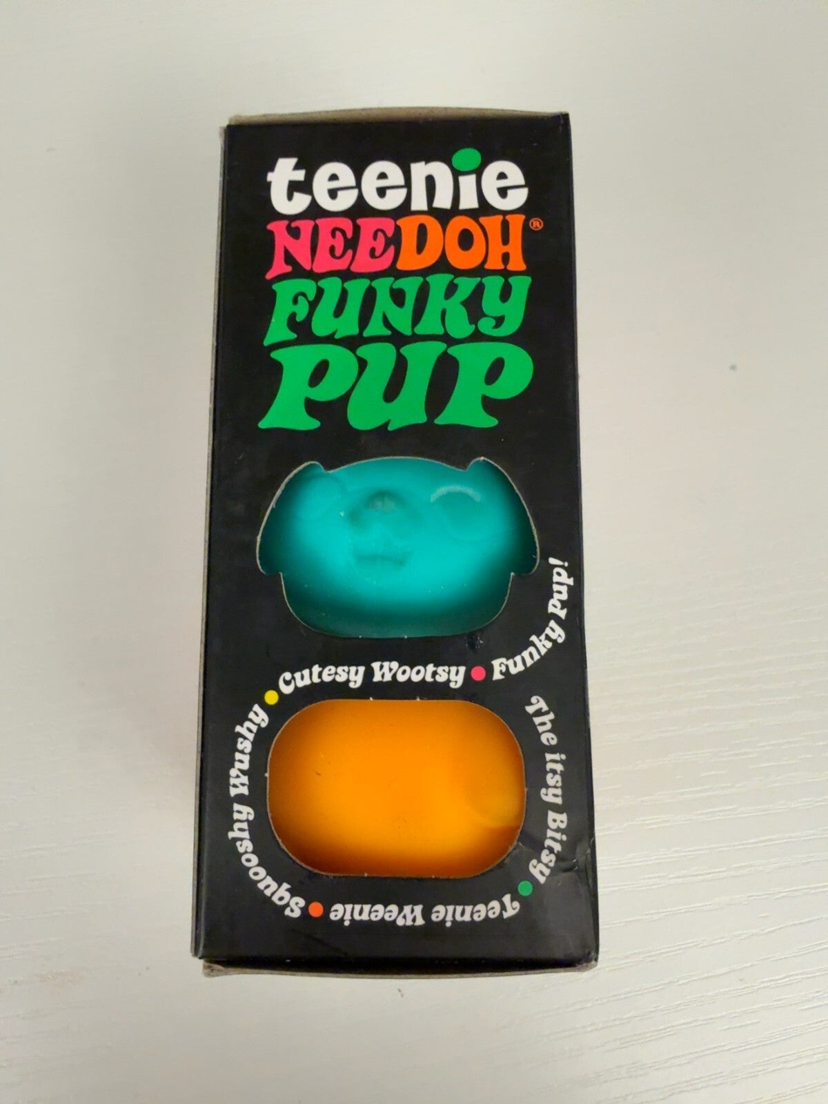 Authentic Schylling Teenie NeeDoh Funky Pup 3 Pack NEW Sensory Squishy Toy