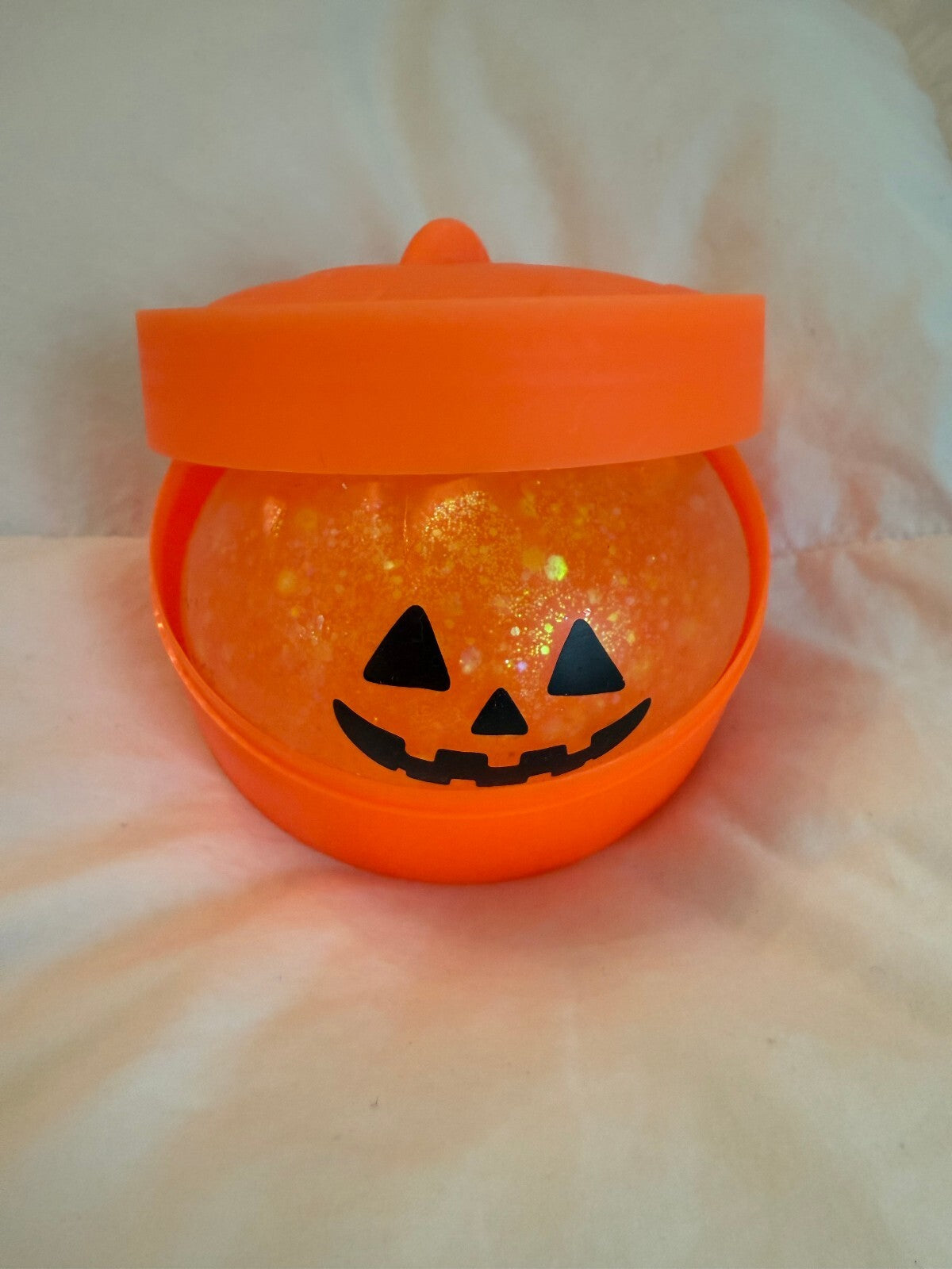 FUN DOH Halloween Pumpkin Dumpling Squishy Glitter Sensory Toy Sealed