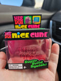 Schylling NeeDoh Nice Cube Pink Squishy Stress Ball Sensory Fidget Toy New