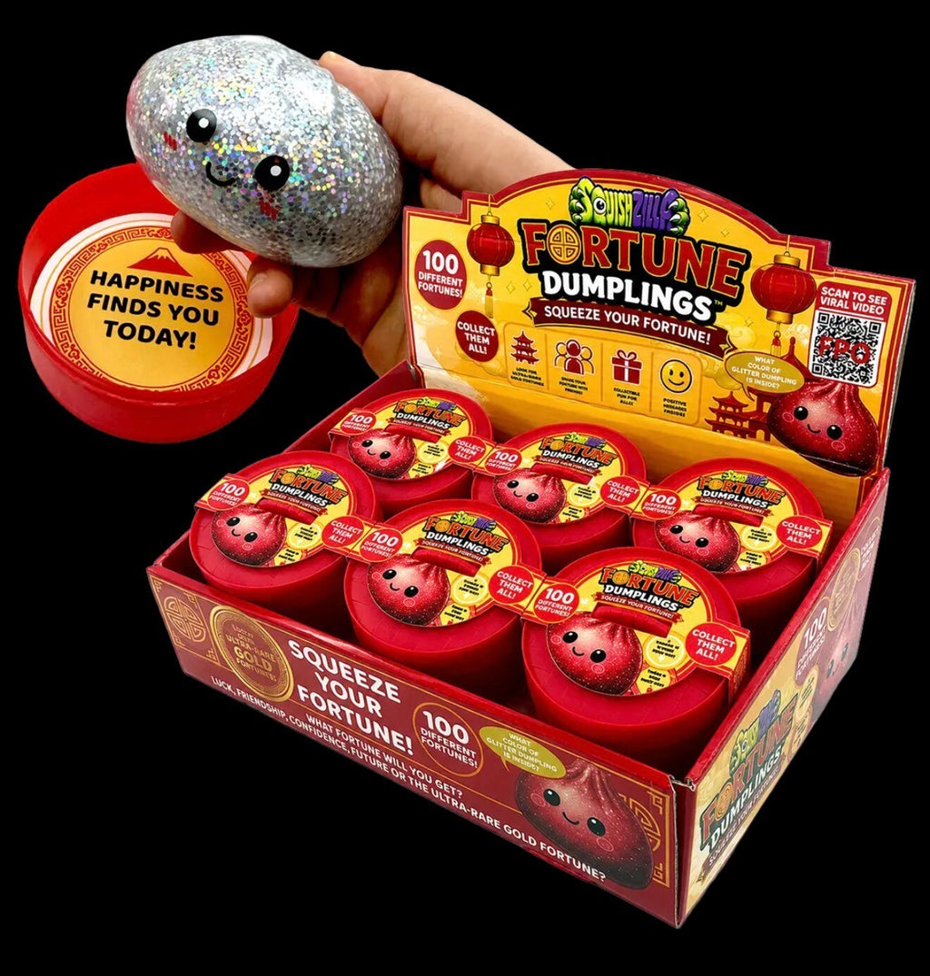 Squishzilla Fun Doh Fortune Dumplings – FULL CASE OF 12!