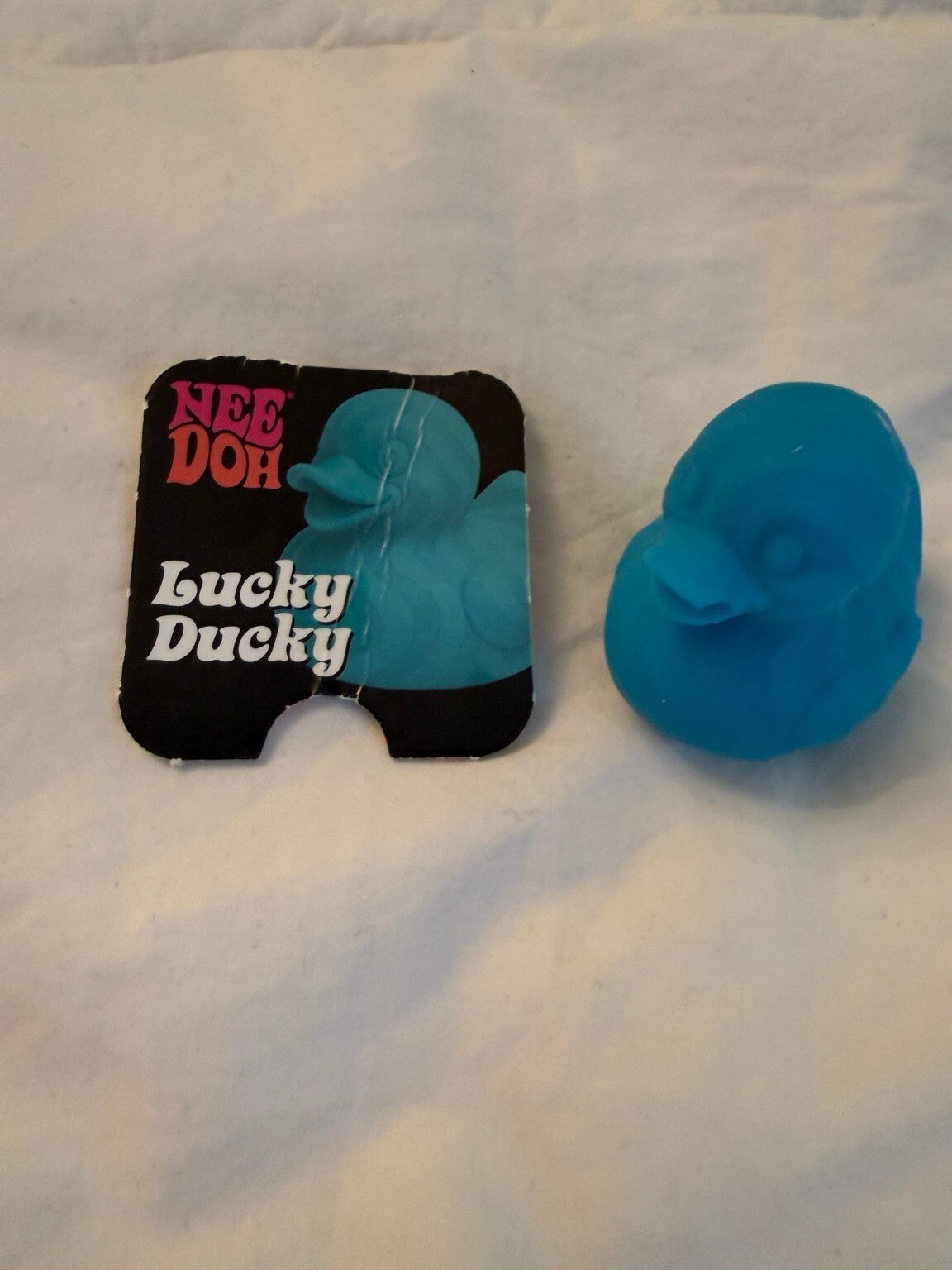 Authentic Schylling NeeDoh Lucky Ducky Mini Advent Calendar Exclusive Blue