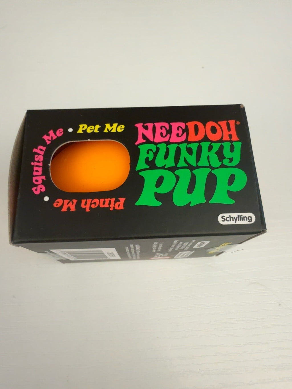 Schylling NeeDoh Funky Pup Orange Squishy Sensory Fidget Toy NEW