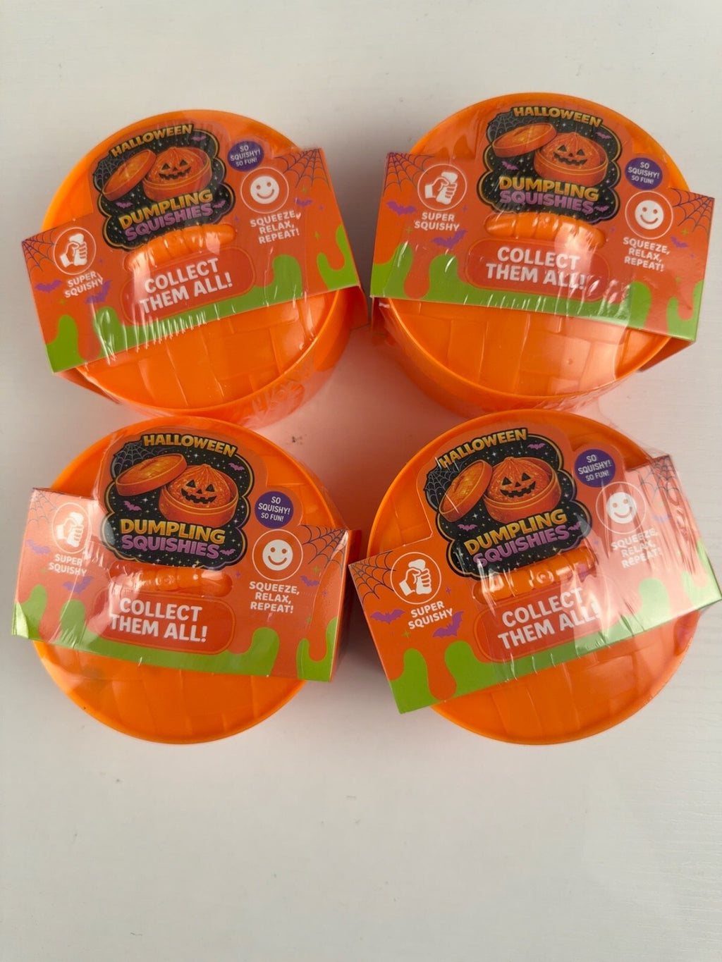 Brand new FunDoh Halloween Dumpling Squishies featuring Pumpkin Pudge