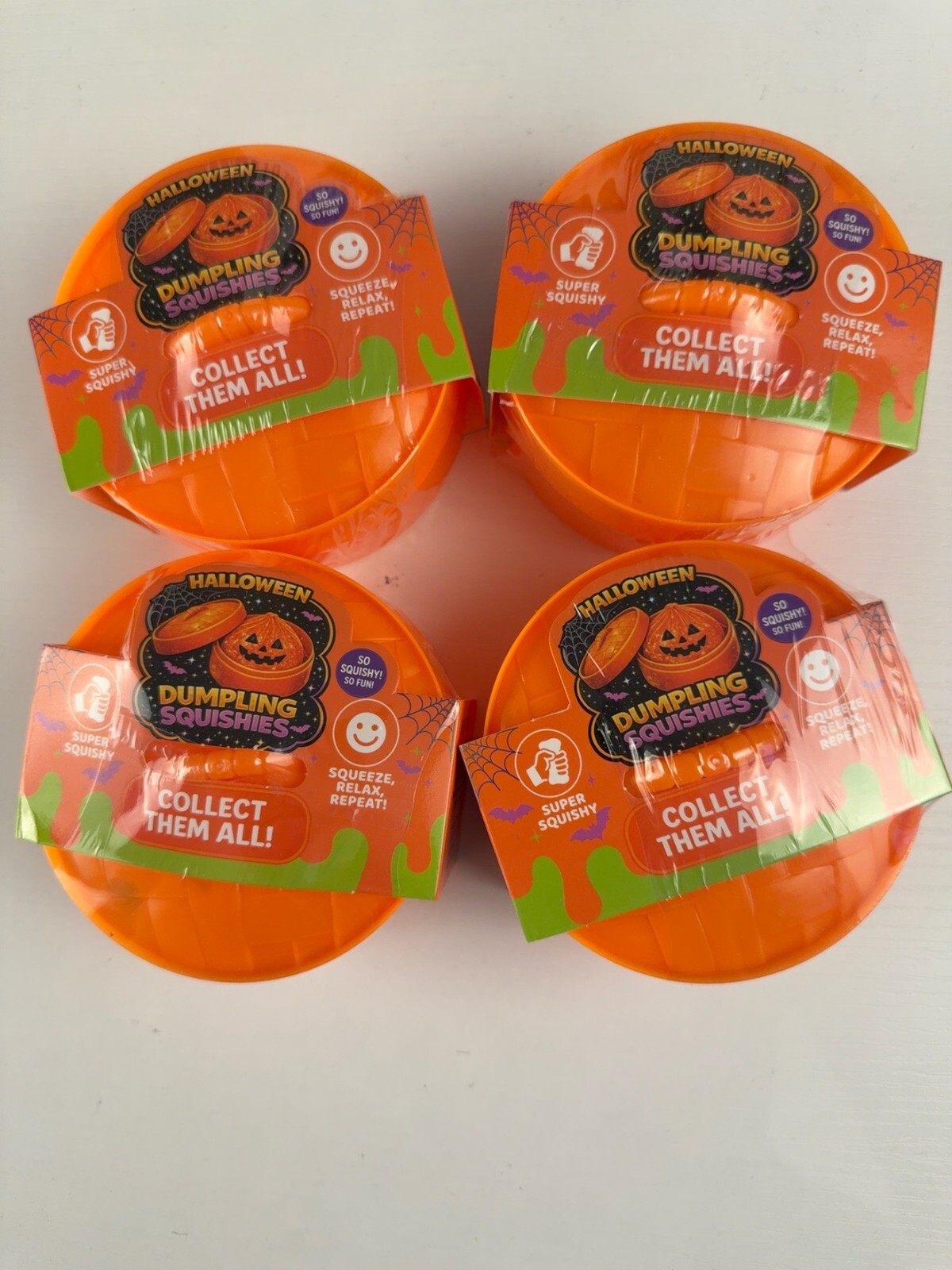 Brand new FunDoh Halloween Dumpling Squishies featuring Pumpkin Pudge